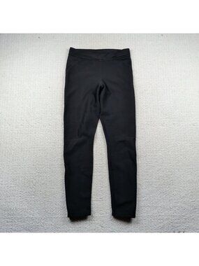 Mountain Equipment Coop MEC Hike Lined Legging Pants Black Wom Sz S Ankle Zip